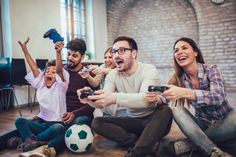 familia jugando